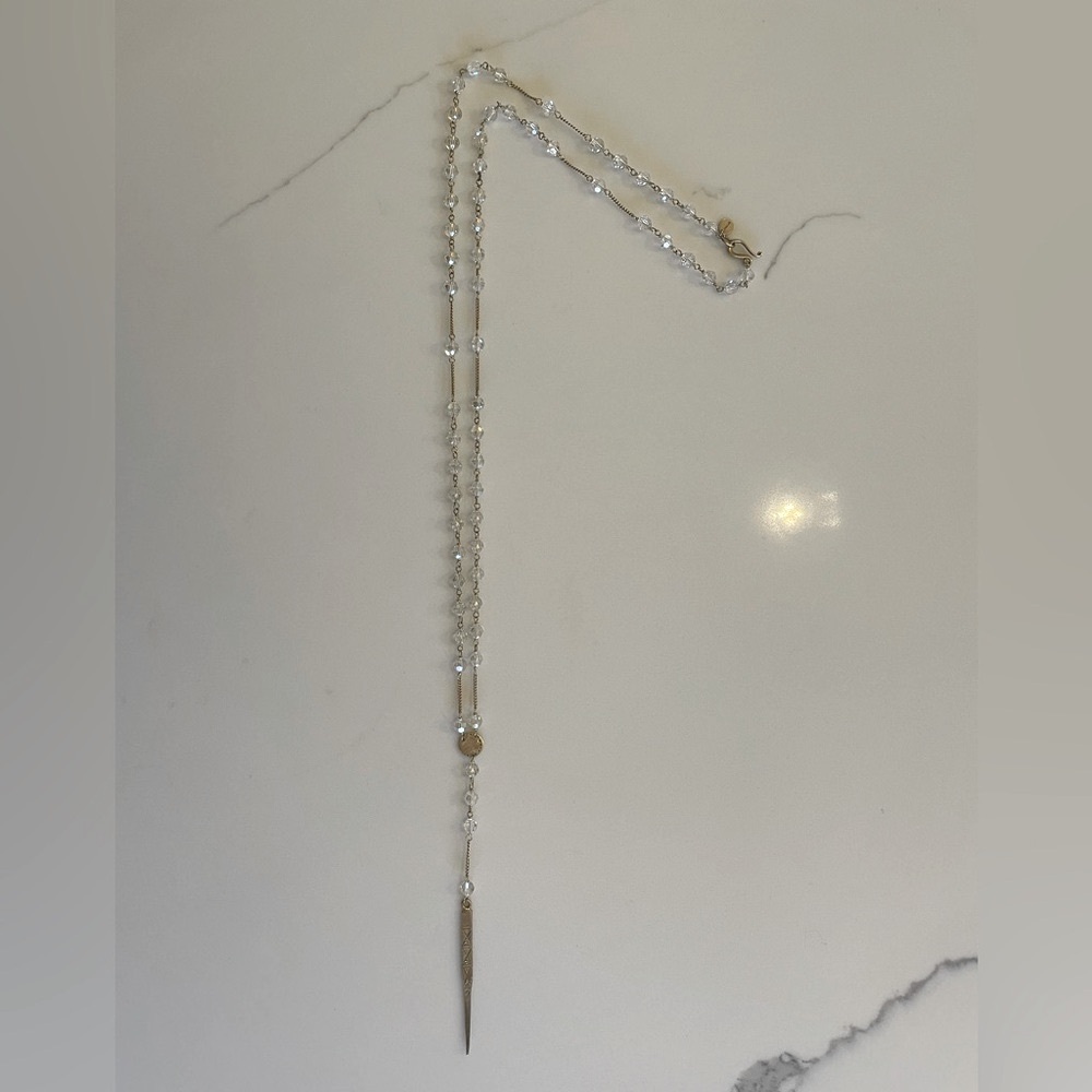 Chan Luu Swarovski Crystal Long Necklace